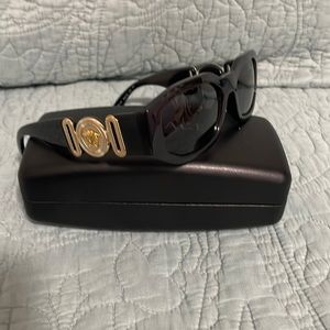 Versace shades black with gold detailing